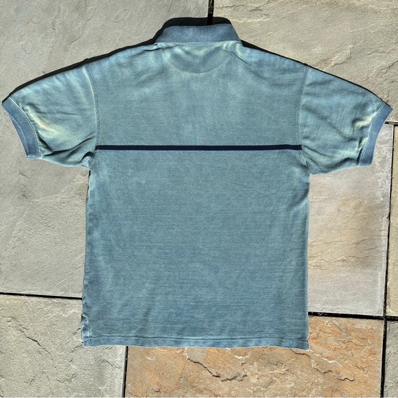 Overdyed Reworked Y2K Chest Stripe Polo - Picture 2 of 6